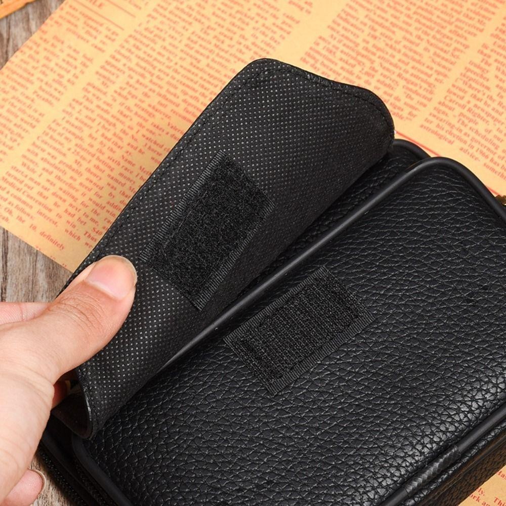 Mainaushui กระเป๋าคาดเอวผู้ชาย, Travel Sport Bum Belt Pack, กระเป๋าคาดเอวกันน้ําหนัง PU ใส่สบาย