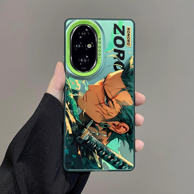 เคส Honor 200 Pro เคส Honor 200 5G 200 Lite กันกระแทก ลูฟี่ โซโร วันพีช อะนิเมะ เคลือบด้าน เคสโทรศัพท์แข็ง