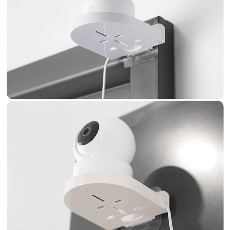 Crystal ขายึดติดตาม/ชั้นวางกล้องติดผนังแบบไม่ต้องเจาะ/กล้องไม่ต้องเจาะถาดกาว - รูปที่ 2