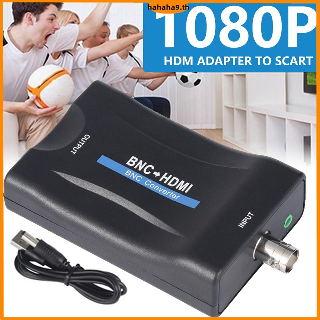 Bnc เป็น HDMI Converter อะแดปเตอร์ 1080 P/720 P HD จอแสดงผล BNC หญิงเป็น HDMI Video Converter อะแดปเตอร์กล่อง SHOPTKC3843