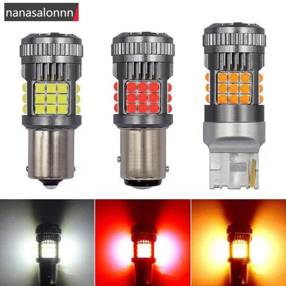 Nanasn| 1156/1157/t20 รถ LED ไฟหน้าหลอดไฟเบรคไฟเลี้ยวโคมไฟวิ่ง Bright 3030 36smd PY21W Anti Flicker S5U2