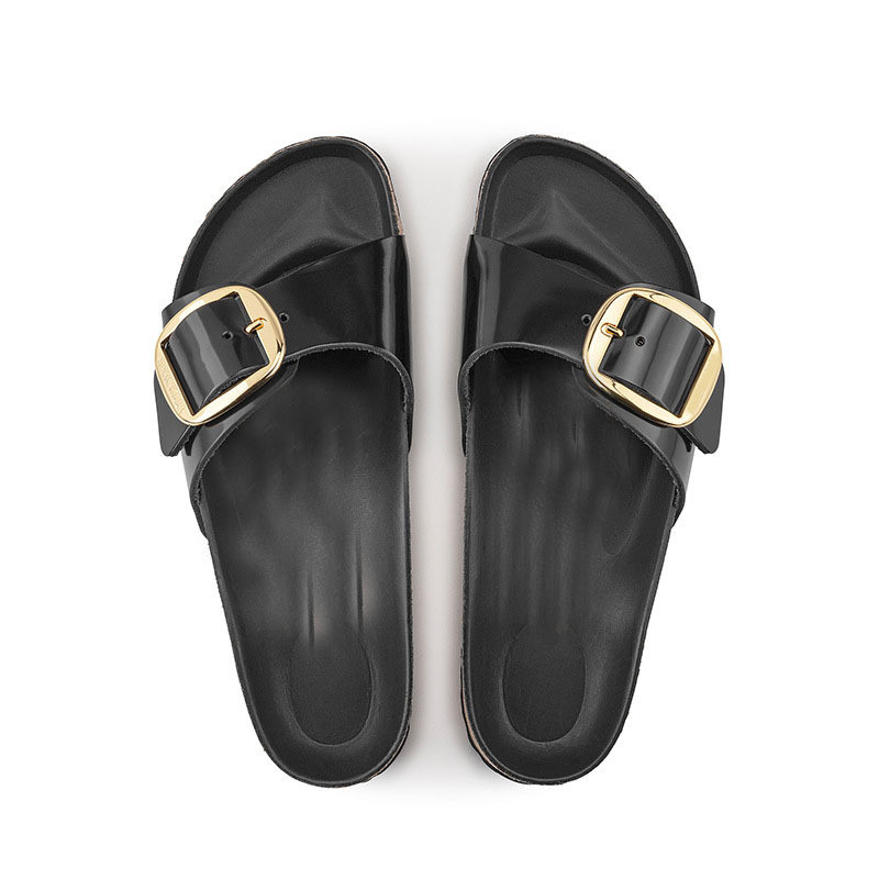 ขายร้อน  bk Retro One Word Beach Thick Bottom External Sandals