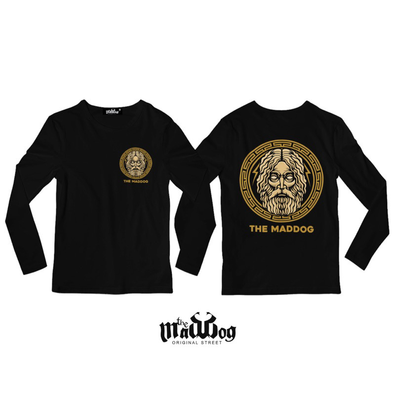 Maddogstreet ® เสี้อยืดแขนยาว ลาย รุ่น Zues เสื้อยืดผู้ชายS-5XL