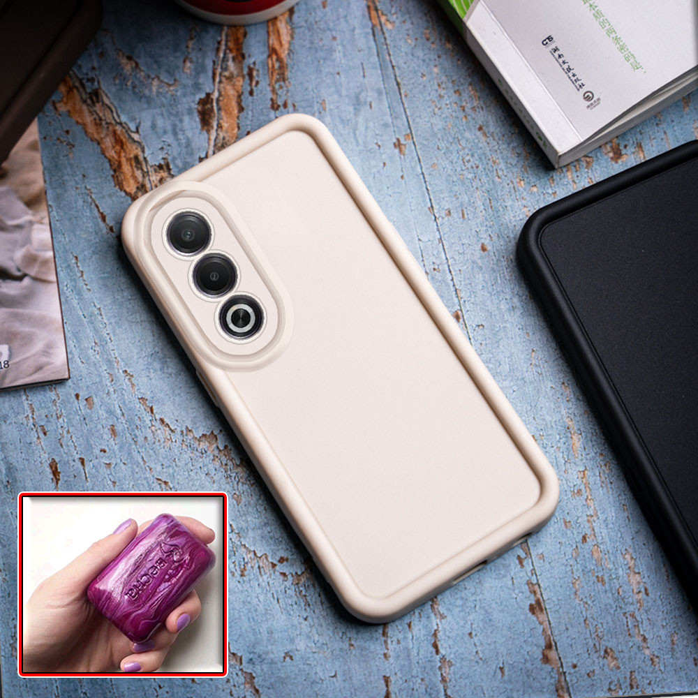 Oppo K12x A3x 5G CPH2667 PKD130 ซิลิโคนนุ่มผิวละเอียดสบู่ป้องกันกล้อง Matte Anti-ลายนิ้วมือเคสโทรศัพ