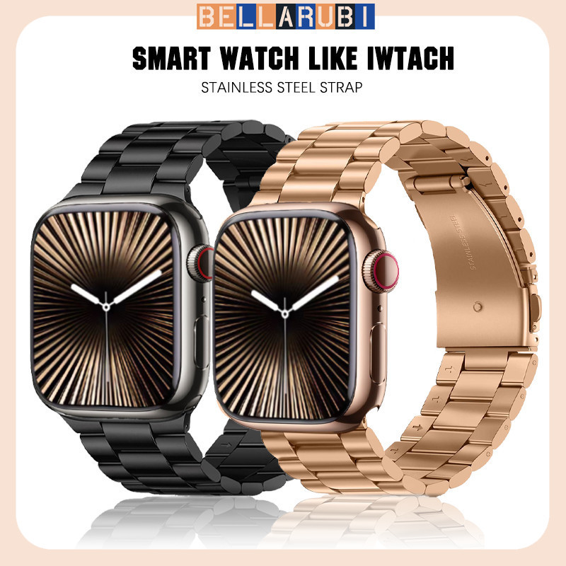 แถบสแตนเลส for Apple Watch Iwatch Series 11 10 SE 7 8 9 4 5 6 Ultra 3 2 49 มม 46 มม 45 มม 41 มม 38 มม 42 มม