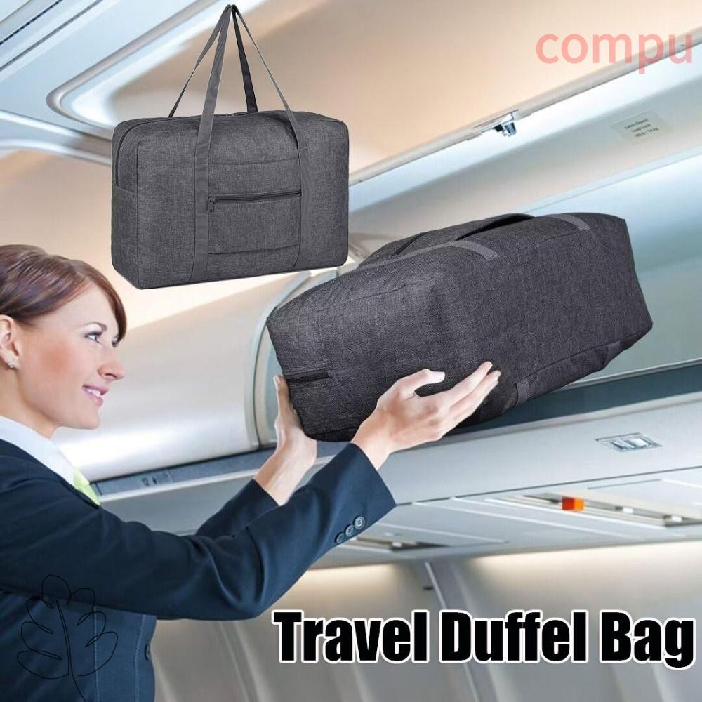 Compu Travel Duffel Bag, กระเป๋าพับได้พับได้สะดวก, Underseat Carry-on Personal Item Bag for Women Me