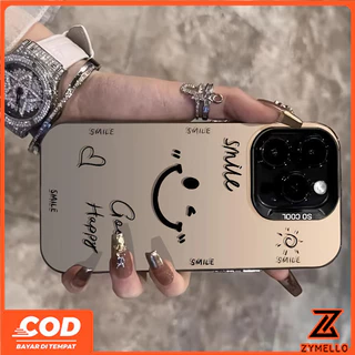 ใช้งานร่วมกับ OPPO Reno16F 16Pro 16C 15F 15ProMax 14F 14Pro 13F 13Pro 12F 12Pro 11F 11Pro 10Pro 8T 8Z 7Z 6Z happy smiley face กันกระแทก TPU โทรศัพท์มือถือกรณี