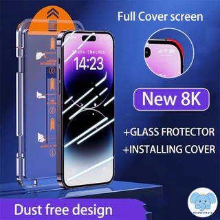 ฟิล์มแกร่งกันฝุ่นแบรนด์อินเทรนด์ IPhone 17 16 13 11 12 14 AIR 15 Pro Max 14 6 15 XR Plus XS X XR MAX ปิดบัง
