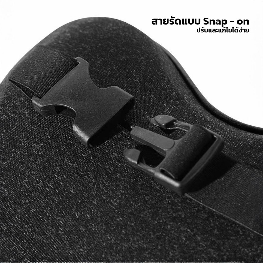 เบาะรองนั่งและสนับหลังที่นุ่มสบาย ง่ายต่อการทำความสะอาด รองรับน้ำหนักได้อย่างดี - รูปที่ 2