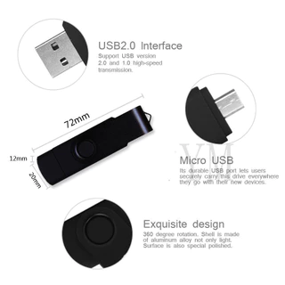 ไดรฟ์ปากกา OTG 64GB 128GB 256GB 2TB ความเร็วสูง Type-c/Micro USB 2.0 512GB 1TB PenDrive Storage USB แฟลชไดรฟ์ 16GB 8GB 4GB Thumb Drive
