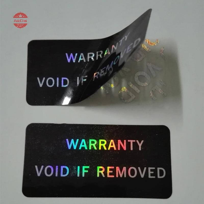 Adachoi 100 ชิ้นรับประกันสติกเกอร์ป้องกันความปลอดภัยซีล Brittle กระดาษ Tamper Proof รับประกัน Void ป้ายสติกเกอร์กาว Guanante TH