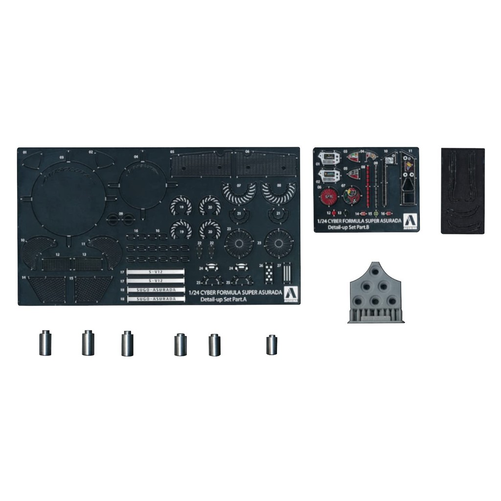 Aoshima Bunka Kyozai Co., Ltd. Cyber Formula Super Asurada 01 Dedicated Detail-Up Parts Set for 1/24