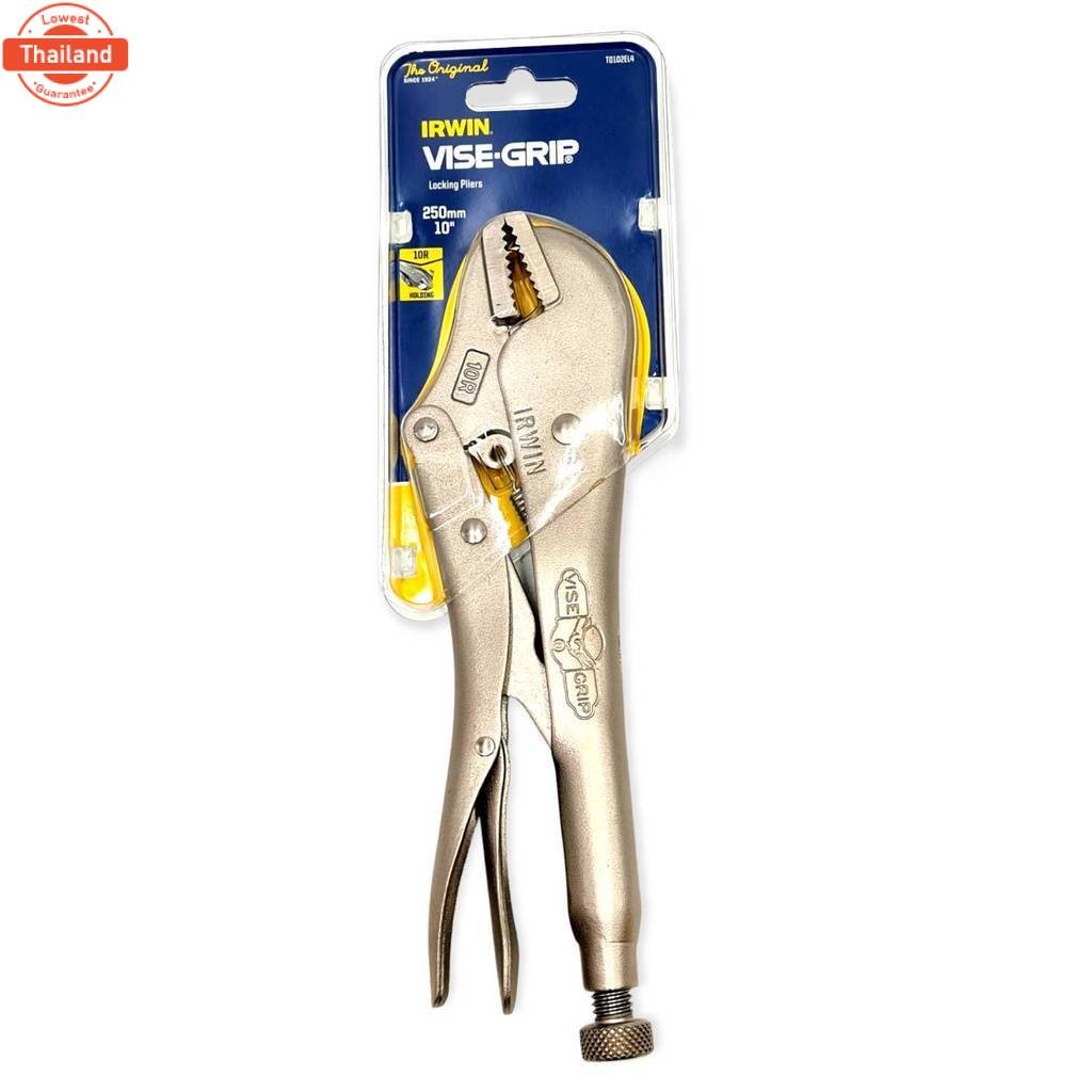 Irwin VISE-GRIP 10R คีมล็อค ขนาด 10" คีมล็อคปากตรง Irwin genuine