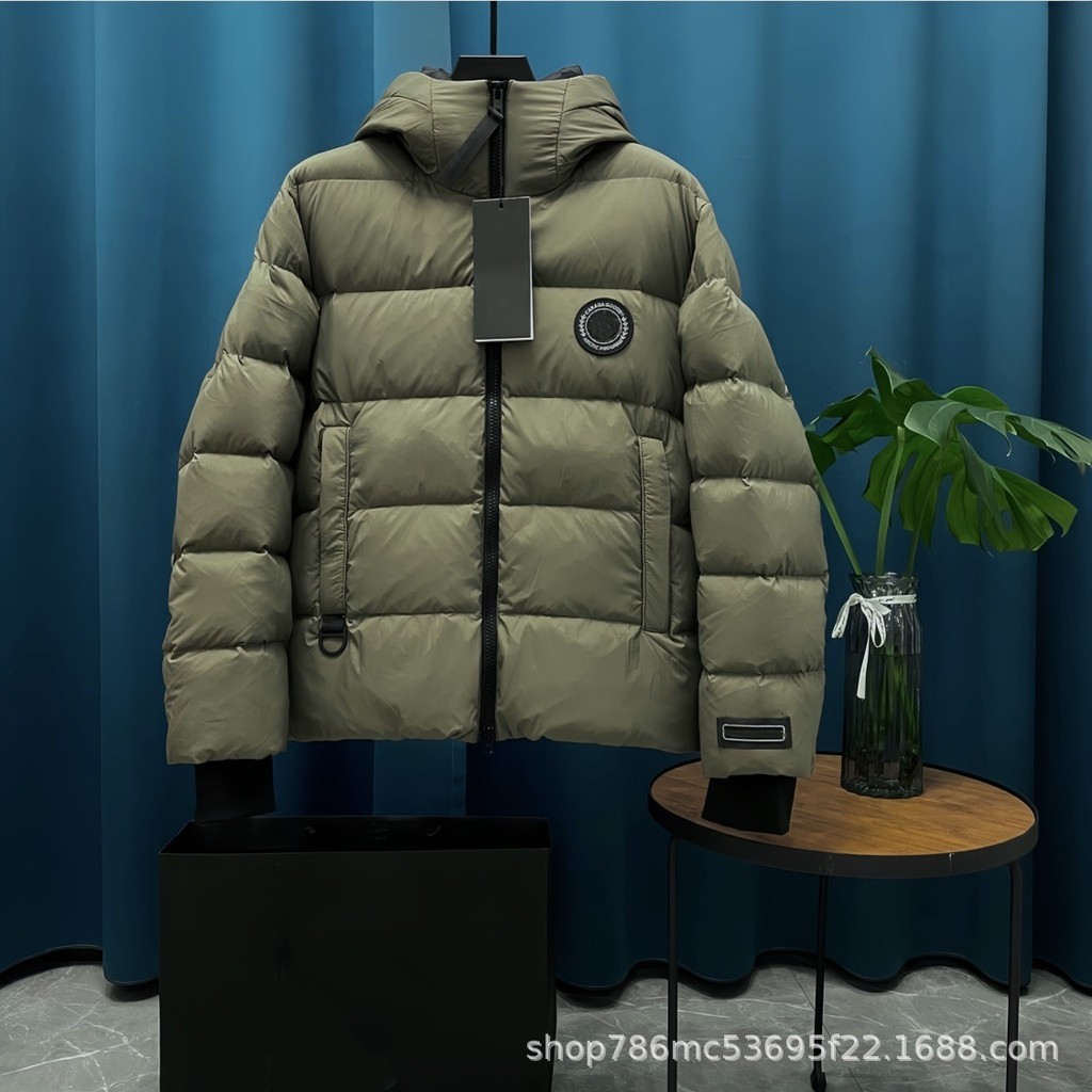 QXNW Canada Goose  24FW New Hooded Warm Reflective Stripe down Jacket Same Style for Men and Women I