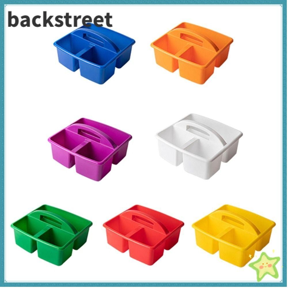 Backstage Caddies Box ตะกร้าเครื่องเขียน Home Office ที่เก็บแปรง Desk Organizer