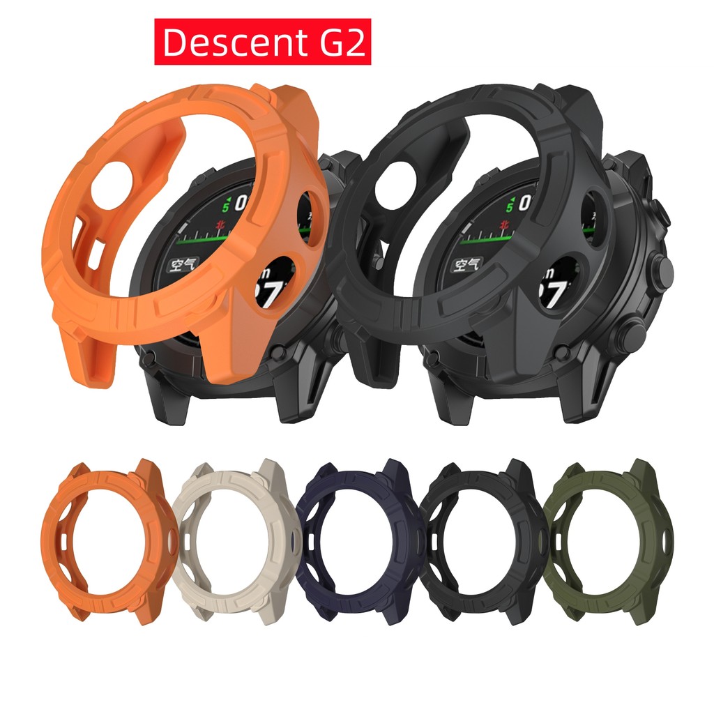 Tpu สําหรับ Garmin Descent G2 นาฬิกาป้องกันกันชนสําหรับ Descent G2 กรอบอุปกรณ์เสริม