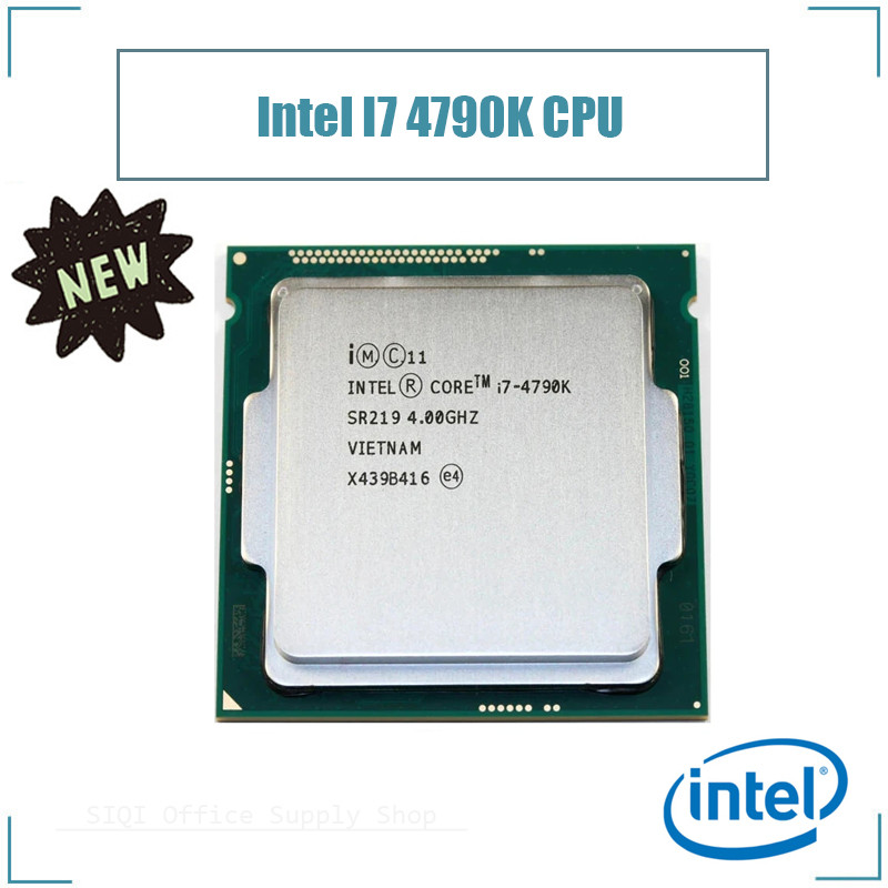 Intel I7 4790K CPU LGA1150 Quad-Core 4Ghz 4th Generation INTEL Core โปรเซสเซอร์ CPU เดสก์ท็อป