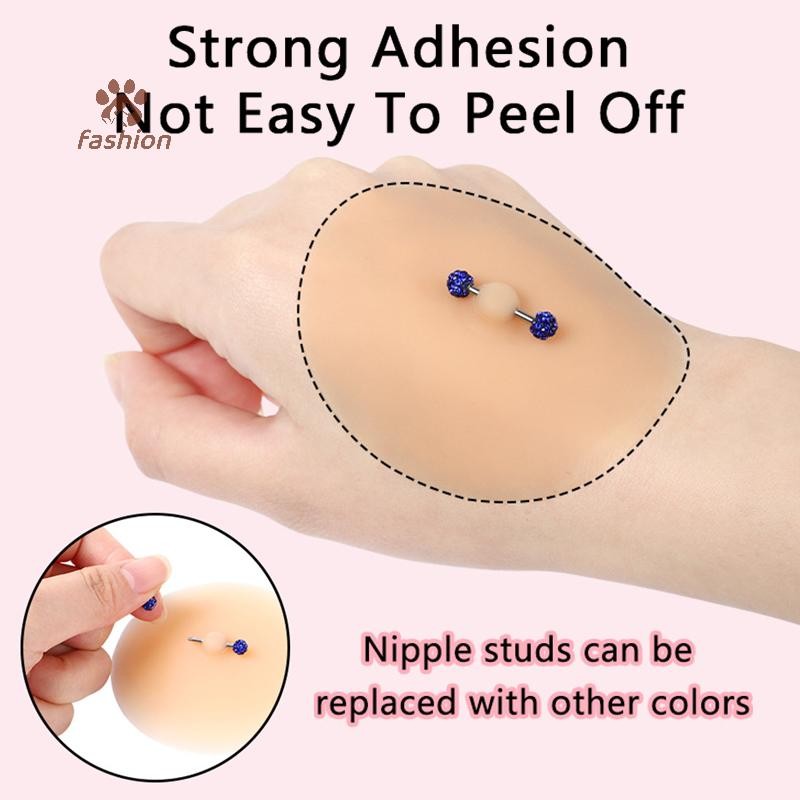 [แฟชั่น] 1คู่ผู้หญิงจุกนมครอบคลุมจุกนมเจาะชุดชั้นในเทศกาลคลั่งพรรคเหนียวชุดชั้นในสติกเกอร์เต้านมชุดชั้นในสตรีอุปกรณ์ {ไทย}