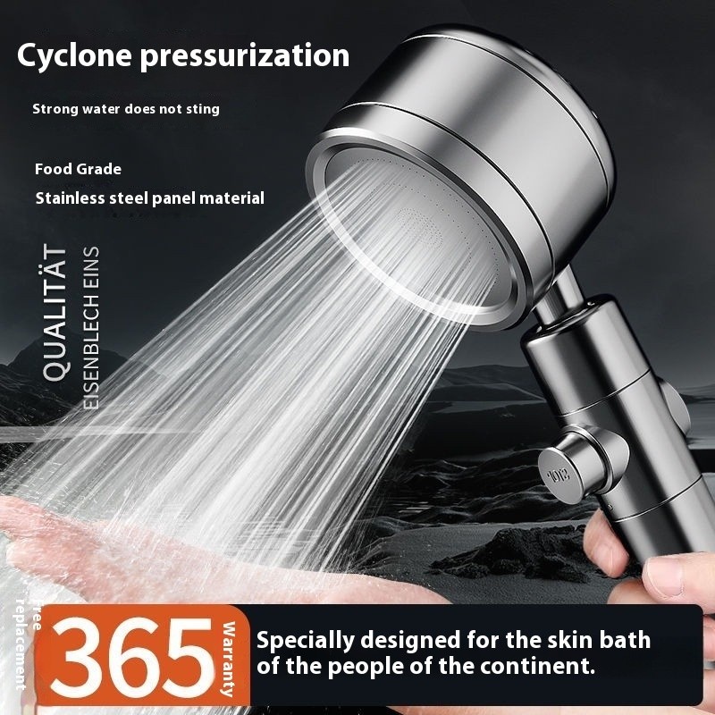 Pressurized Shower Head Filtered Shower Head Bathroom Shower Head Water-Saving Showerhead Massage Sh