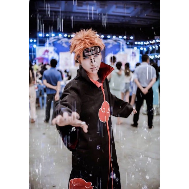 Noe ☘️💎พร้อมส่ง🇹🇭 ผ้า2ชั้น พรีเมี่ยม ชุดนารูโตะ ฟรี 1+2 อย่าง ที่คาดหน้าผาก+แหวน ชุดคอสเพลย์