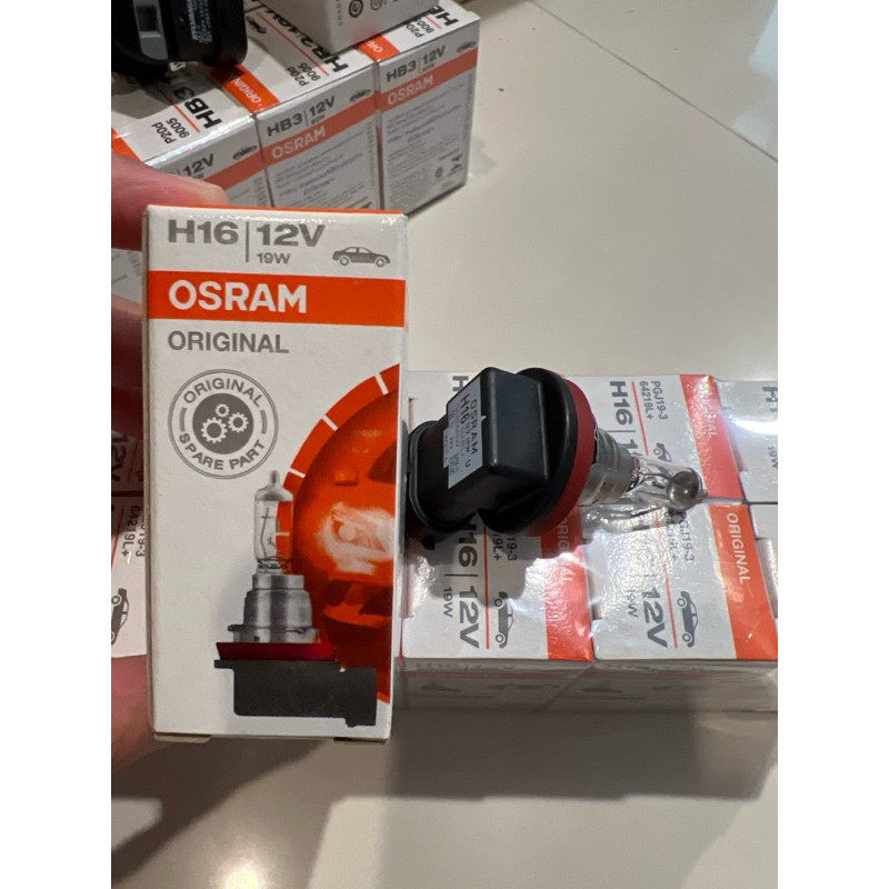จัดส่งไว หลอดไฟ ขั้ว h16 12v 19w osram แท้ รหัส 64219 จำนวน เลือกได้ในตัวเลือกค่ะ