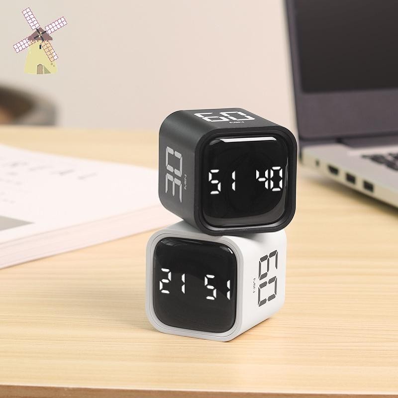 Cube Pomodoro Timer, หมุน Pomodoro Timer, Timer Flip Gravity Sensor Cube Timer Countdown, เรียนรู้ฟิ