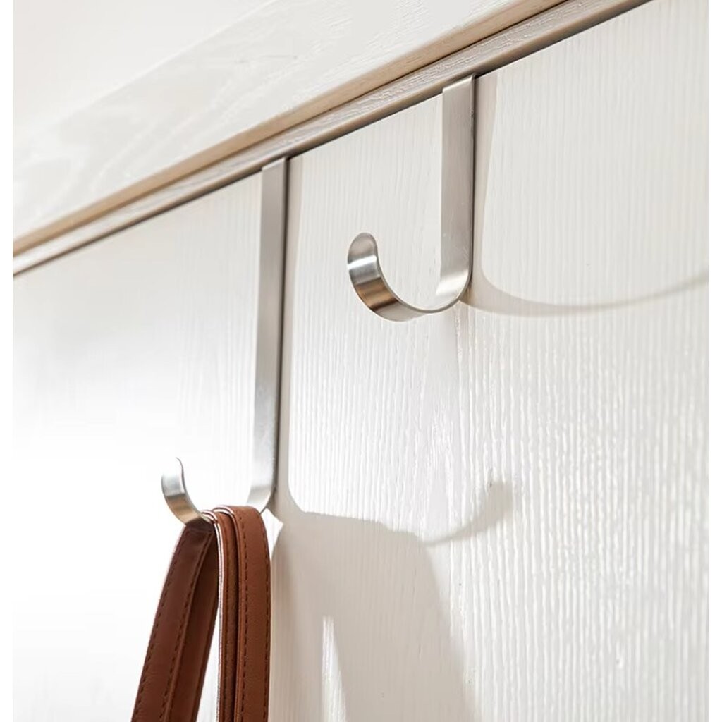 Omocha – Stainless steel hook ตะขอสเเตนเลส ตะขอเเขวนขอบตู้ รูปตัว J