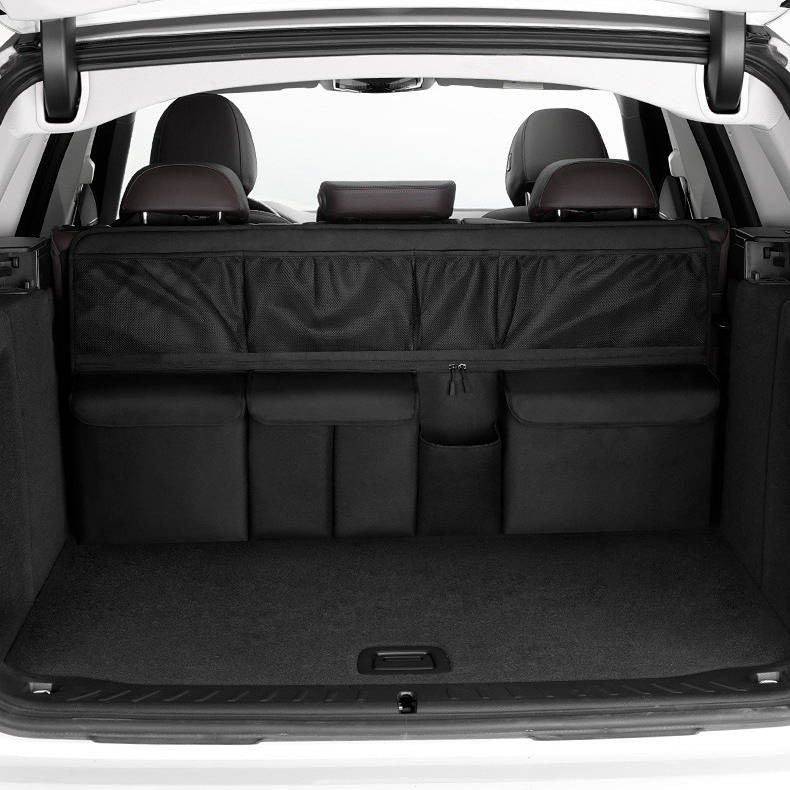 【Ready Stock】 Large Capacity Car Rear Seat Storage Organizer Trunk Hanging Organizer Oxford Cloth c1Kx