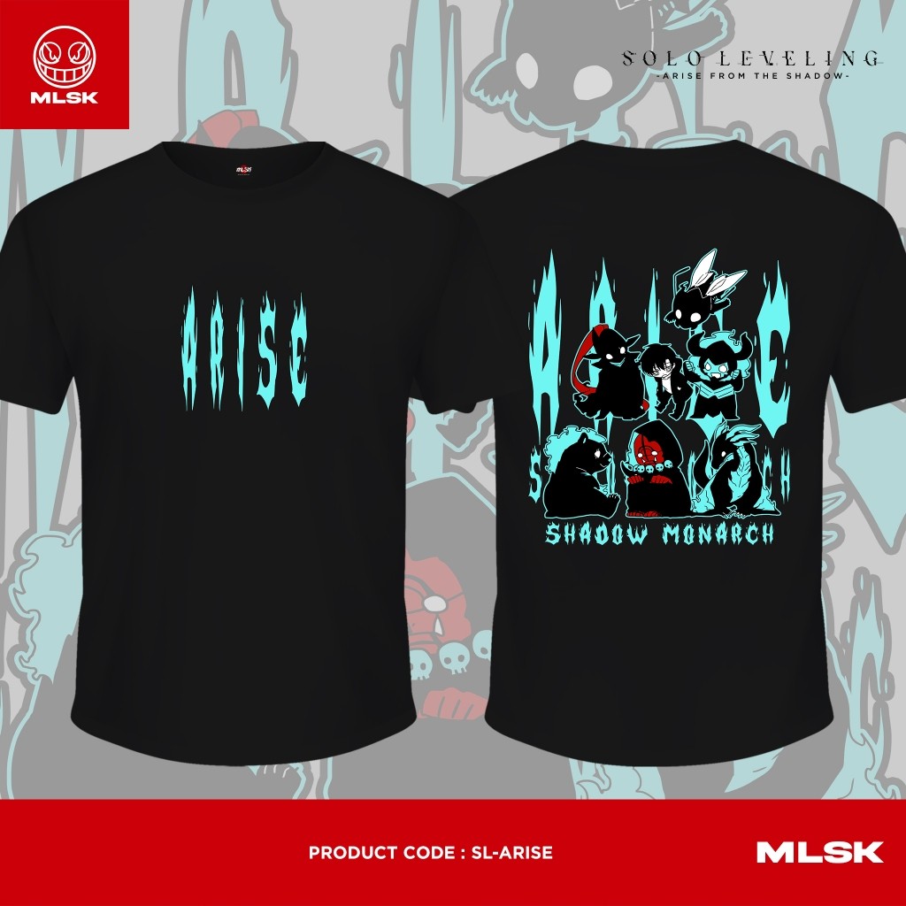 เสื้อ SOLO LEVELING SUNG JINWOO ANIME SHIRT | ARISE SOLO LEVELING SHIRT | SHADOW MONARCH  IGRIS BERU