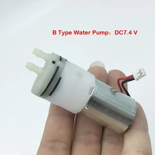 1pcs Micro 370 ปั๊มน้ํา DC 3.7V 5V 7.4V 660ML/Min คาร์บอนแปรงไดอะแฟรม Self-priming USB ปั๊มขนาดเล็ก
