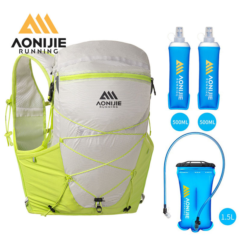 Aonijie C9116-15L Hydration Vest กระเพาะปัสสาวะ Water Trail กระเป๋าเดินป่ากระเป๋าเป้สะพายหลังน้ําหนั