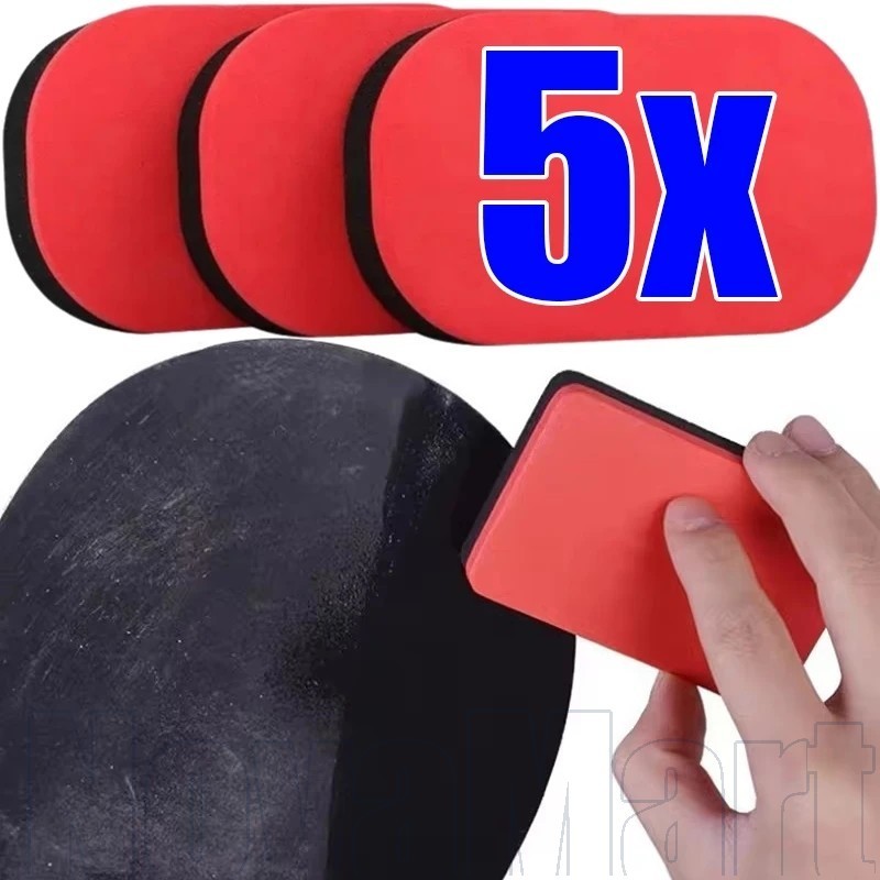 5 ชิ้น Pro แปรงทําความสะอาดปิงปอง - ฟองน้ํากําจัดฝุ่นยาง - ยางลบฟองน้ําแร็กเก็ต - น้ํายาทําความสะอาดไม้ปิงปอง - อุปกรณ์ดูแลไม้เทนนิส - แบบพกพา หนา นุ่ม