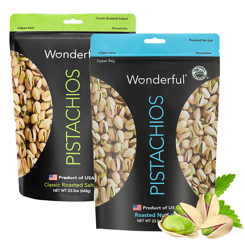 Imported from the USA Van Doorn Pistachio Salted Flavor Original Color Natural Color Unbleached Nuts