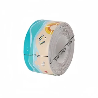 LONTIME ตะเข็บเทปกาว, 3.2 เมตร/ม้วน Anti-Mildew Caulk เทป, Professional PVC Self กาวกันน้ํากระเบื้องอาบน้ําซีลสําหรับมุม Gap