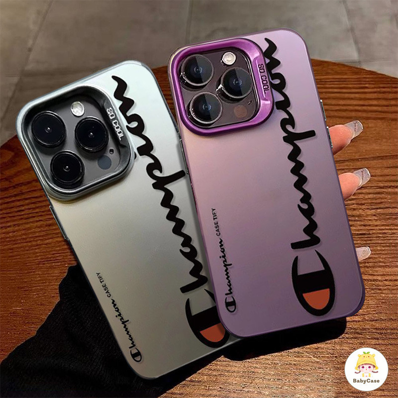 แฟชั่นอินเทรนด์แบรนด์ ป้ายภาษาอังกฤษ Soft Case สำหรับ iPhone 15 11 12 14 13 Pro Max 7Plus XR 15 8 7 14 Plus X XS Max