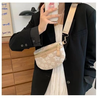 【พร้อมส่ง】Miss Bag Fashion กระเป๋าคาดอก กระเป๋าสะพายไหล่ ผ้าออกซ์ฟอร์ด