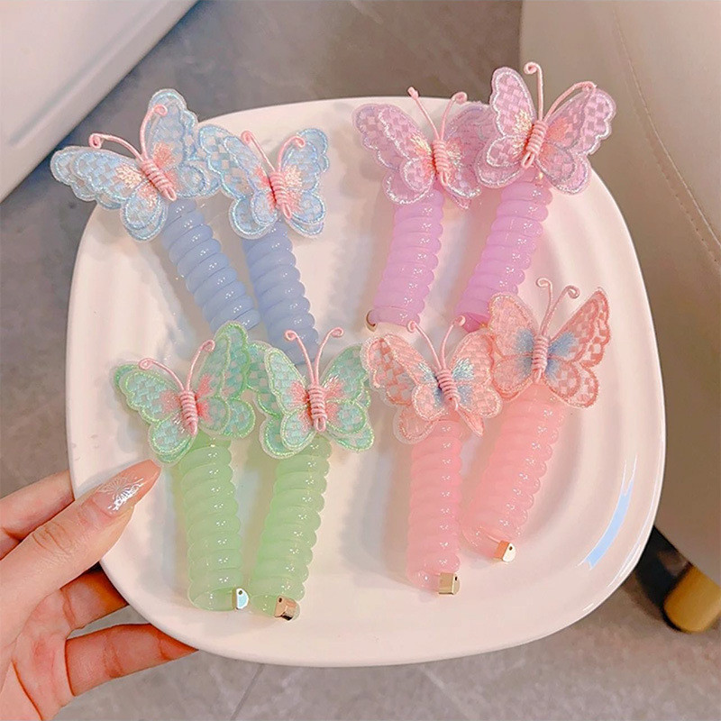 ยางมัดผมหางม้า แบบถัก สไตล์ญี่ปุ่น อุปกรณ์เสริม สําหรับเด็กผู้หญิง