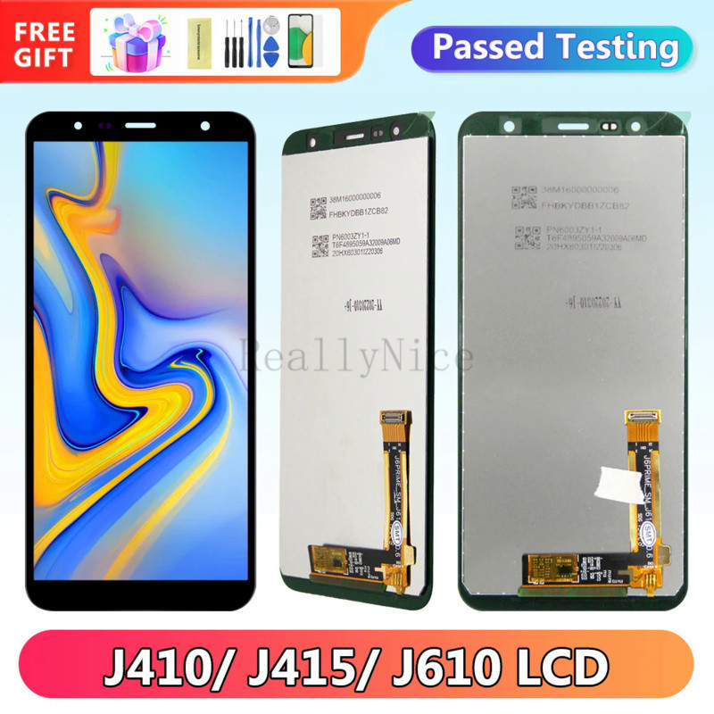 J4 Core J415 หน้าจอแสดงผล Lcd ดิจิทัล แบบเปลี่ยน สําหรับ Samsung Galaxy J6+ J6 Plus J610 J410