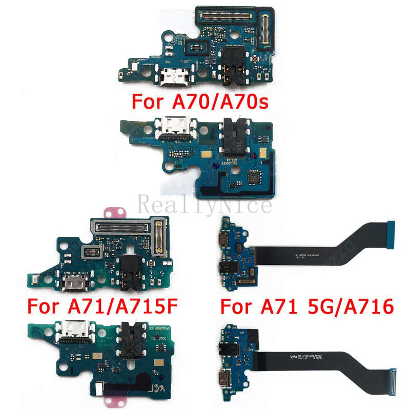 บอร์ดชาร์จ USB แบบเปลี่ยน สําหรับ Samsung Galaxy A70 A70s A71 5G A705F A707F A715F A716