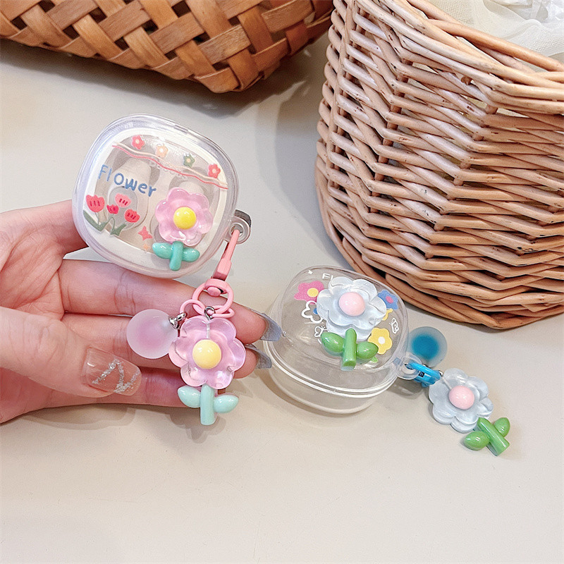 เคสหูฟัง Baseus Bowie WM01 WM02 เคส Case เคสหูฟัง ลายดอกไม้ แฮนด์เมด DIY สําหรับ