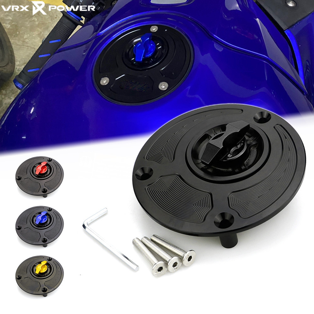 ฝาครอบถังน้ํามันเชื้อเพลิง CNC สําหรับรถจักรยานยนต์ YAMAHA XSR155 R15m R25 R3 MT25 MT03