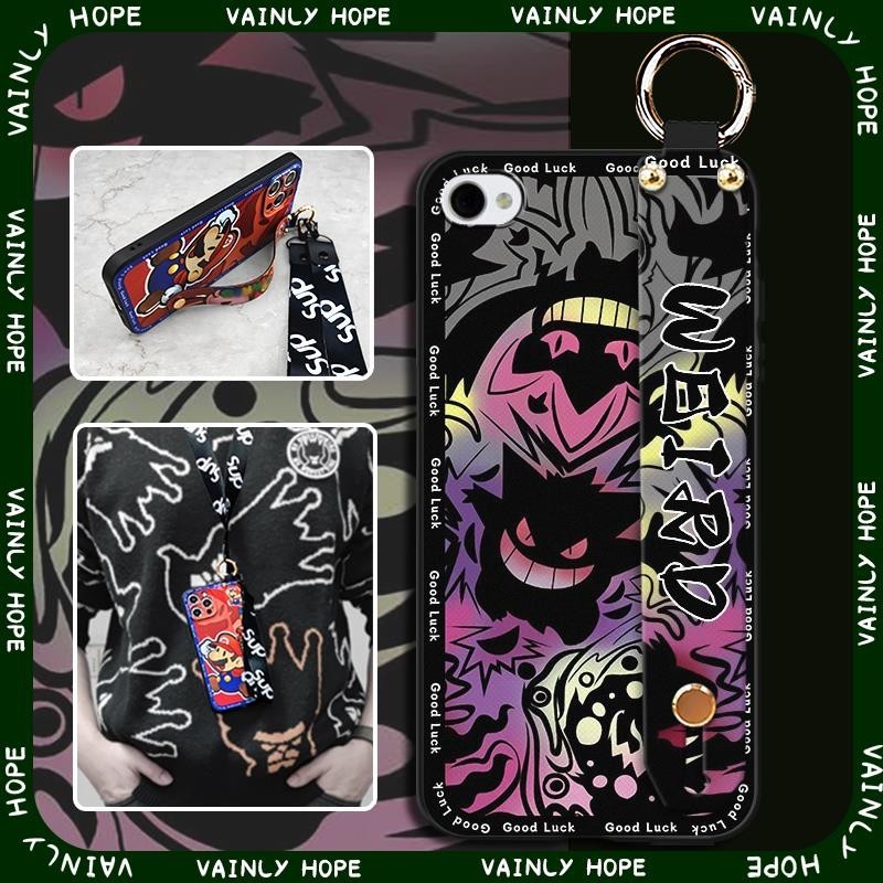 cell phone sleeve Wristband Phone Case For iPhone 4/4s Lanyard cell phone case Kickstand Wrist Strap Silicone