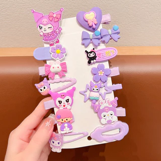 14ชิ้นชุดน่ารักคุโรมิยี่ห้อไม่เจ็บผมเด็กการ์ตูนสาวกิ๊บอุปกรณ์ผมผู้ผลิตขายส่ง