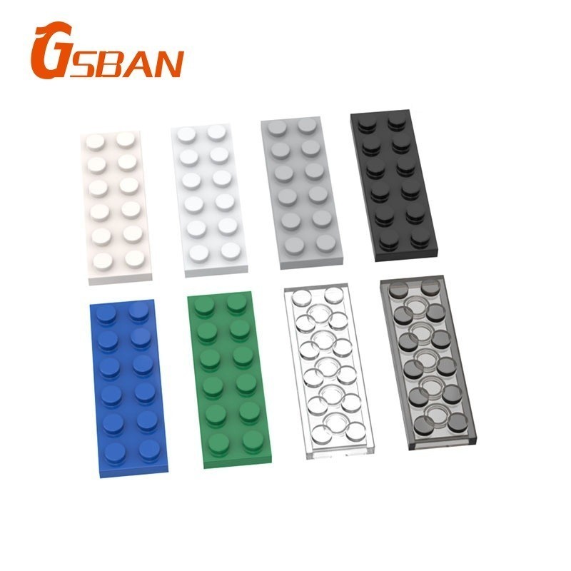 แผ ่ น 20 ชิ ้ น 2x6 เข ้ ากันได ้ กับ Lego 3795 อนุภาคขนาดเล ็ ก Building Blocks อุปกรณ ์ เสริม