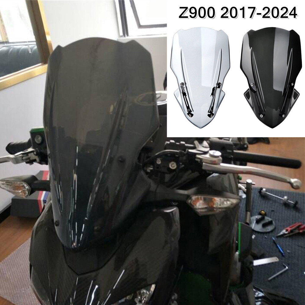 KAWASAKI Z 900 Z900 Windshield Wind DeflectorsสําหรับKawasaki Z900 2017 - 2024 2018 2019 2020 2021 2