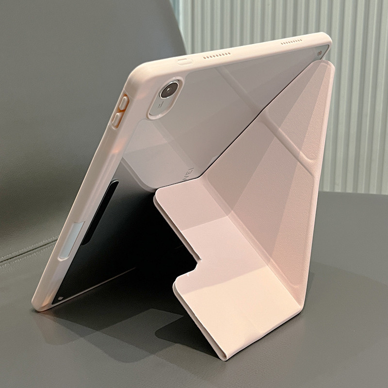 เคสอะคริลิคใสสําหรับ iPad pro 12.9 2015 2017 Magnetic Tower Buckle ฝาครอบป ้ องกันฤดูใบไม ้ ร ่ วงพร ้ อมช ่ องเสียบปากกา – โปรปัง