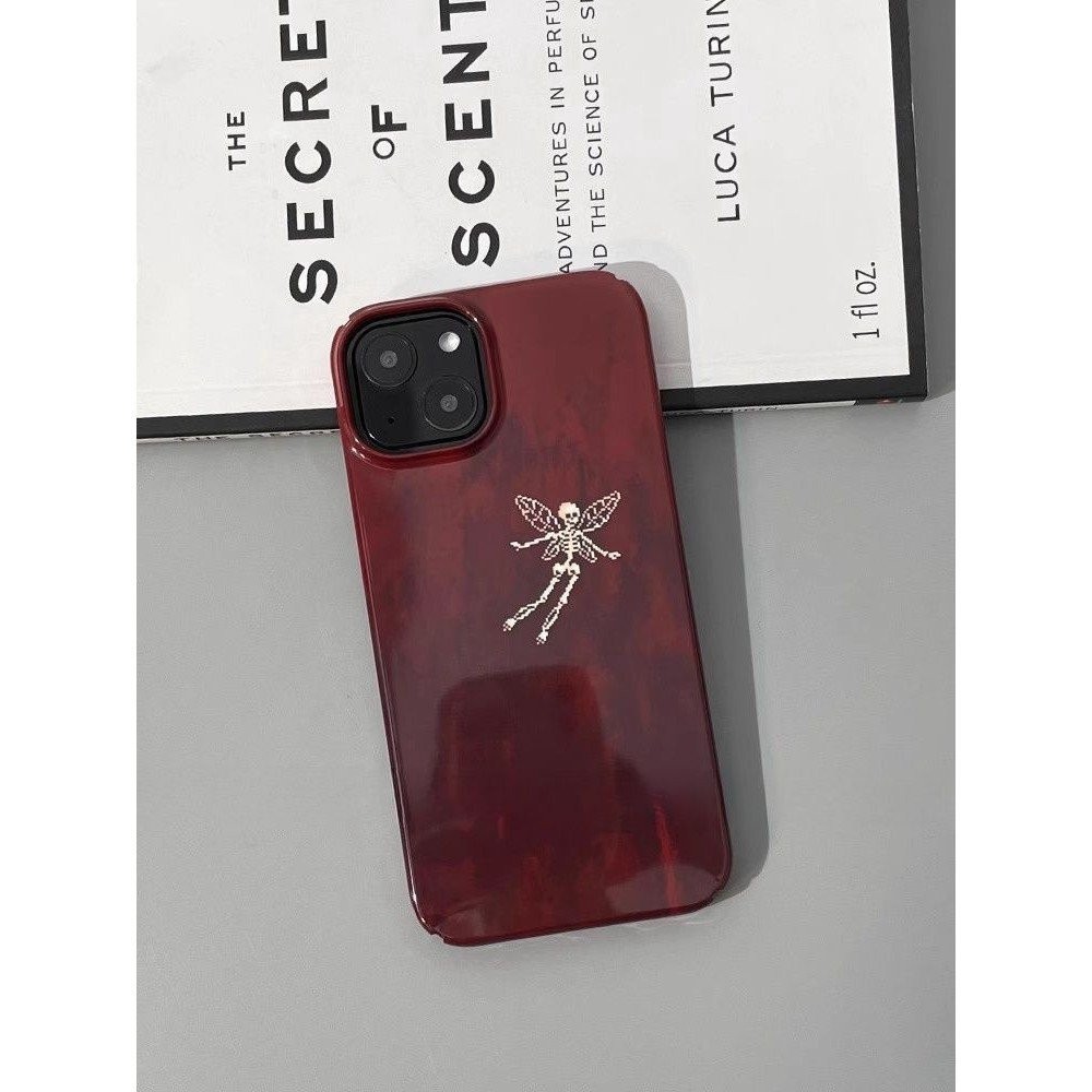 Elf Skullเคสโทรศัพท์เหมาะสําหรับiPhone14plus 15promax 13 12 11 X XSMAX XR XS 12pro 14 15 7 8Plusฟิล์มHard ShellกันกระแทกGlossy 11promax 13promax 14promax