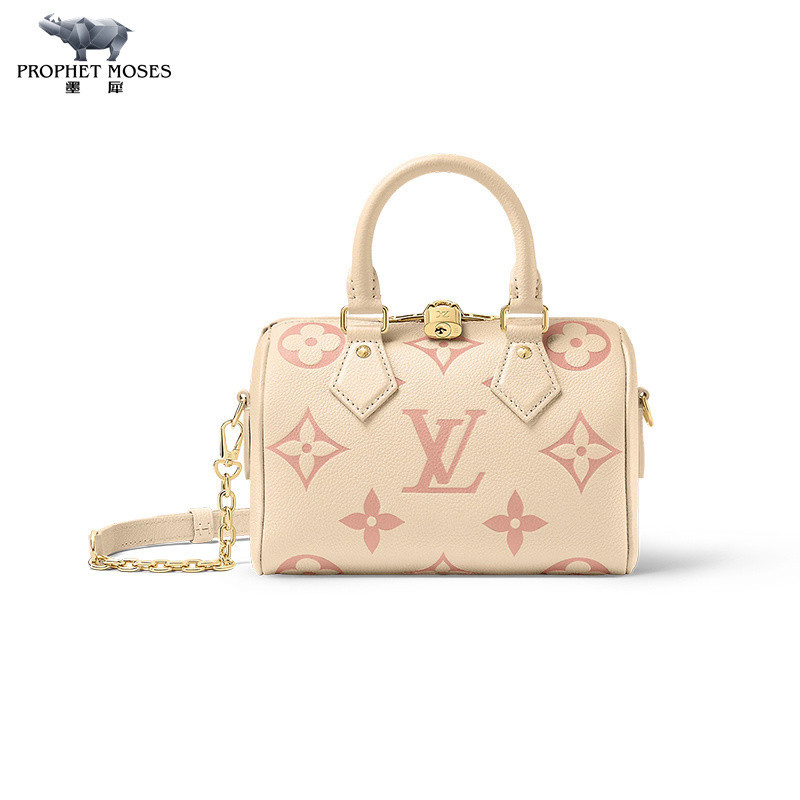 Louis Vuitton/Louis Vuitton 2023 New Women's Strawberry Milk Collection SPEEDY20 Handbag Shoulder Bag Crossbody M46397