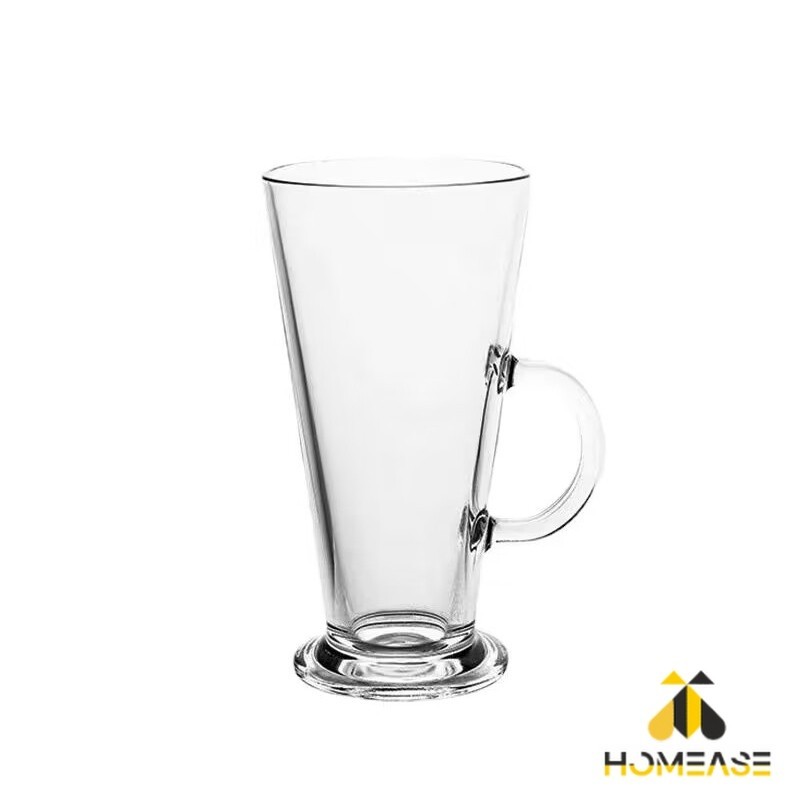 HA แก้วใส 201-300ml แก้วเครื่องดื่ม ไอสครีม แก้วเบียร์ วินเทจ Creative glass