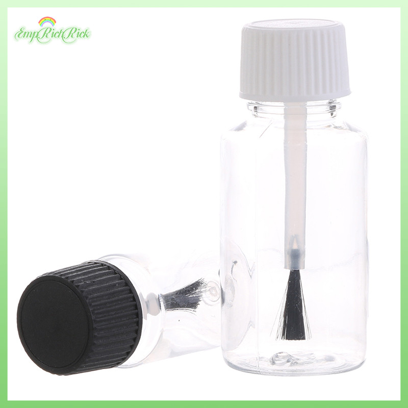 ขายร ้ อน 5/10/15/20/30ml ขวดยาทาเล ็ บใสรีฟิลขวดเก ็ บ Leakproof ใหม ่